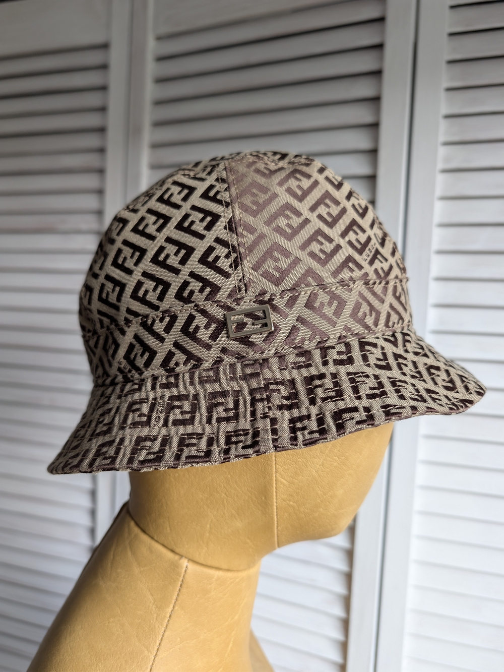 Vintage Fendi FF Zucca Hat